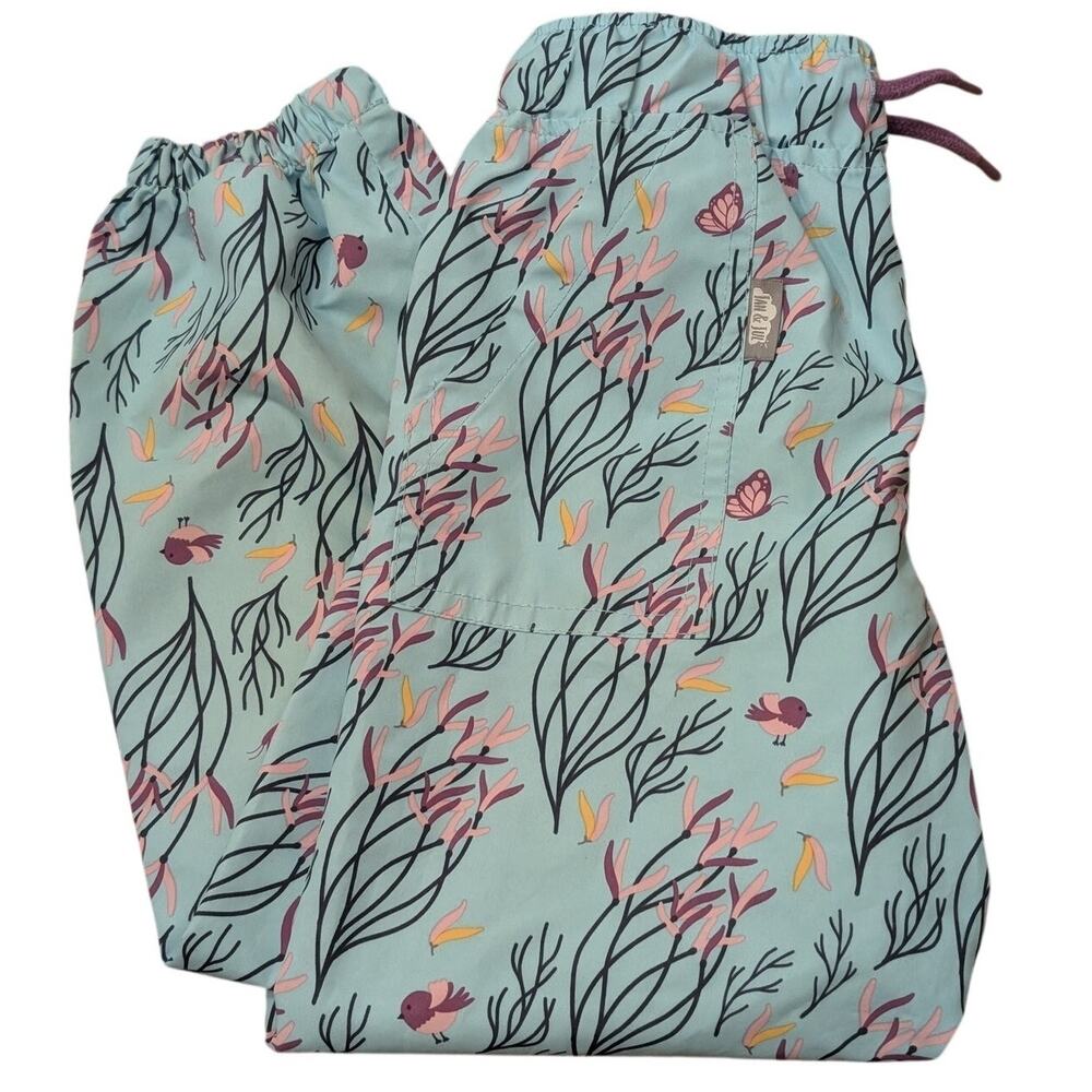 Jan & Jul Splash/Rain Pants 4T Girls Trees, Birds, and Butterflies